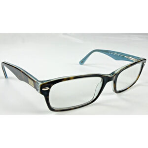 Ray Ban RB5206 5023 Brown Tortoise Women Rect 52-18-140mm Eyeglasses FRAMES ONLY